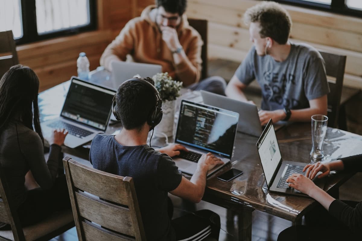 TrueIntent B2B strategists collaborating around a table